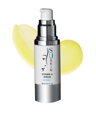 Su-Skin Retinol Serum 4% Vitamin A for Anti Aging Dark Spots Wrinkles
