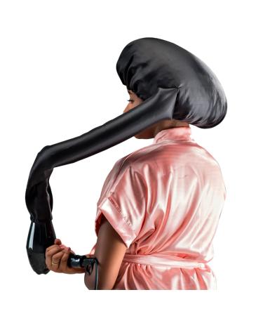 Dompel Black Satin Diffuser Cap Model 393 - Enhance Your Hair Care Routine - Buy Online on GoSupps.com