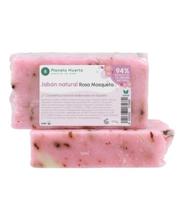 Planeta Huerto Natural soap with olive oil and rosehip 100g