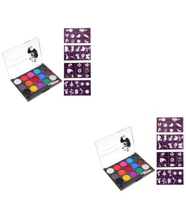 Buy FOMIYES Halloween Face Paint Kit - 2 Sets of Oil Paints & Brushes for Special Effects Makeup | Child-Friendly Festival Supplies - Buy Online on GoSupps.com