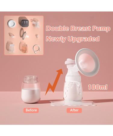 Bizcasa Electric Breast Milk Pump | 4 Modes 9 Suction Levels LED Display BPA-Free Rechargeable Quiet & Strong Suction (Pink) - Buy Online on GoSupps.com