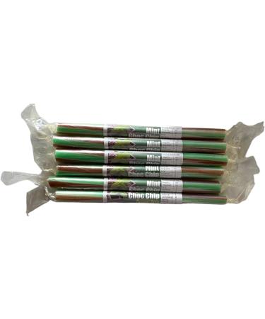 50 X Mint Choc Chip Chocolate Rock Sticks Handmade Traditional Rainbow Classic Sweets Retro Seaside Gift Wholesale Confectionery - Buy Online on GoSupps.com
