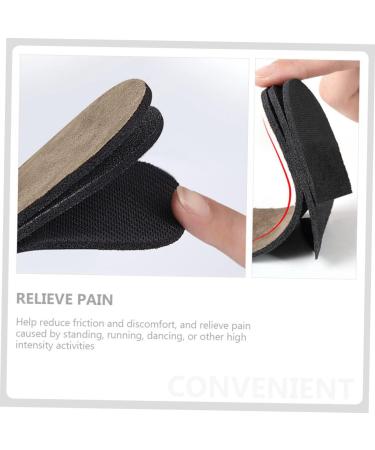 FOMIYES Heightened Cushions 5 Pairs Invisible Half Insoles for Men & Women | Non-Slip Orthopedic Pads for Heels - Buy Online on GoSupps.com