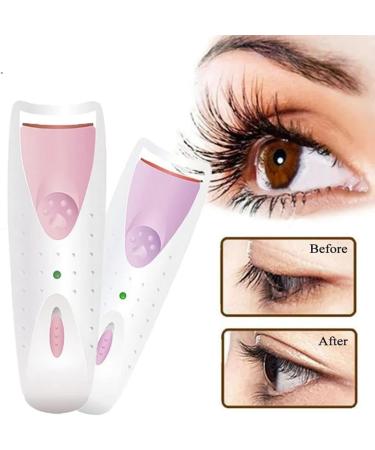 luxurious Electric Eyelash Curler Lasting and Portable Shaping Curling Eyelash Clip Purple - Buy Online on GoSupps.com