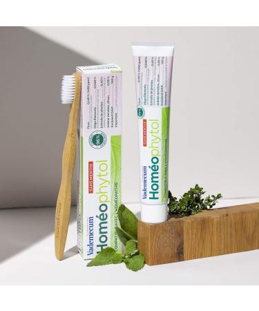 Vadem cum Hom ophytol Toothpaste - 75ml (2 Pieces) | Natural Oral Care for Healthy Teeth & Gums - International Shipping Available - Buy Online on GoSupps.com