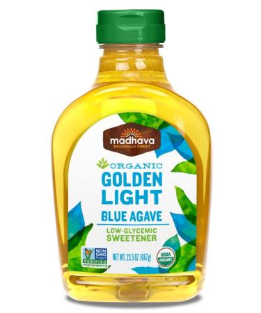 Madhava Natural Sweeteners Organic Golden Light Blue Agave 23.5 oz (667 g)