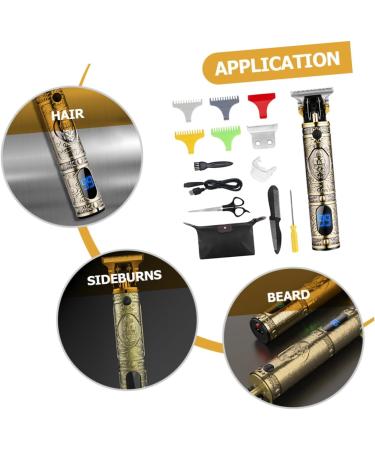 minkissy Beard Trimmer 3 Sets Stainless Steel Household Man Mens Trimmer - Buy Online on GoSupps.com