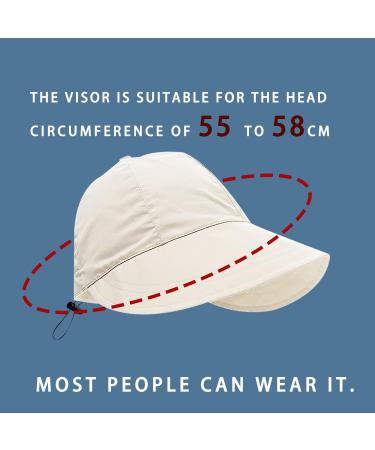 Beige Ladies Sun Protection Hat & Sunscreen Pair - Wide Brim Outdoor Hat for Camping Travel Fishing & Shopping - Buy Online on GoSupps.com