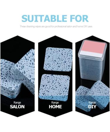 Frcolor Nail Cleaner Gel & Lint-Free Cleaning Pads - Eyeliner Extension Adhesive Remover for Beauty Salons | International Shipping Available - Buy Online on GoSupps.com