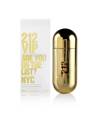 212 Vip Perfume By Carolina Herrera 2.7 oz Eau De Parfum Spray For Women - 100% AUTHENTIC Vanilla 2.7 Fl Oz (Pack of 1)