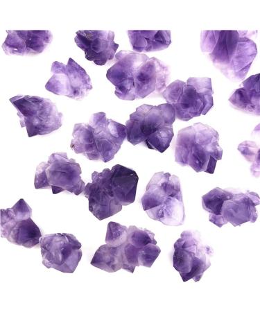 Room Decoration 100g Natural Purple Quartz Amethyst Cluster Specimen Lucky Stone Beautiful Crystal - Buy Online on GoSupps.com