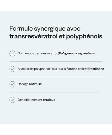 Resveratrol Synergy - Potent Natural Antioxidants | Fisetine Pterostilbene Quercetin Polydatin | Supports Oxidative Stress Relief | Gluten-Free by Supersmart - Buy Online on GoSupps.com
