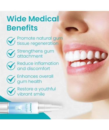 Neslemy Gum Gel NESLEMY Gum Shield Therapy Gel 2024 New Gum Repair Treatment Gel Dentizen Gum Therapy Gel Teeth Whitening Essence Pen Deeply Cleaning Gums Enhances Overall Gum Health (1Pcs) - Buy Online on GoSupps.com