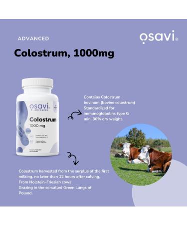 Osavi Colostrum 1000mg 120 caps - Buy Online on GoSupps.com