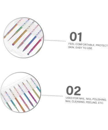 Ipetboom Faux Nails 1 Set Nail Polisher Pedicure Tool Kit Alloy Tungsten Steel Artificial Nails - Buy Online on GoSupps.com