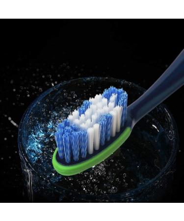 Zumaha Portable Travel Toothbrush Set - 4 Individually Packed Hand Toothbrushes for Men with Grasping Handle - Perfect for International Shipping - Buy Online on GoSupps.com