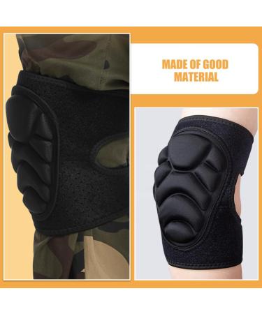 Milisten Padded Knee Cover - Thick Sponge Anti-Slip Knee Brace for Heavy Lifting & Gym Sports - Protective Knee Pads (1 Pair - Buy Online on GoSupps.com