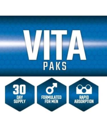 Pro Line Vita-Paks for Men | Complete Athlete Formula in 1 Pack | Multi Minerals Omega 3 Essential Fatty Acids Greens Super Foods High-Potency Vitamin B Complex Vitamin C Complex | 60 Packets (Pack of 2) 30 count (Pack of 2) - Buy Online on GoSupps.com
