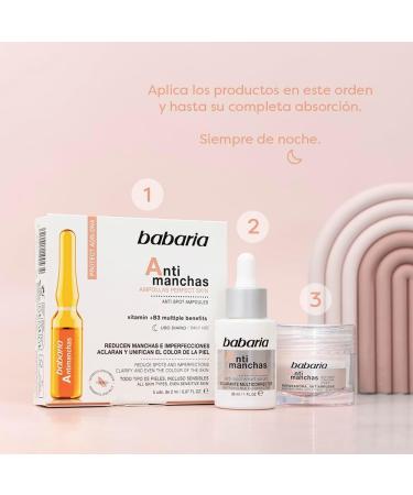 Berioska sl Babaria Antispot facial ampoules with Vitamin B3 10ml 5pcs x 2ml - Buy Online on GoSupps.com