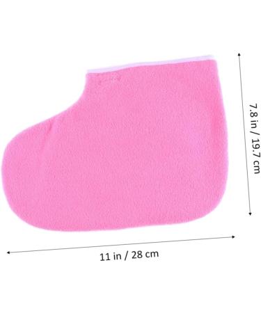 Beaupretty Wax Work Gloves work glove for women spa was bath foot cover mittens paraffin foot cover sock Miss feet Thehandy medium Pink - Buy Online on GoSupps.com