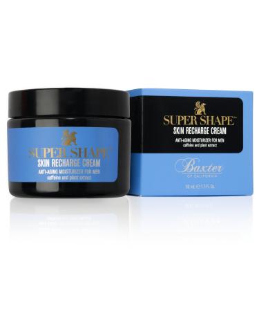 Baxter of California Super Shape Skin Recharge Cream 1.7oz - Anti-Aging Moisturizer for Men | Hydrating Skin Care Formula - Buy Online on GoSupps.com