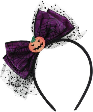 amangul Spiders Halloween Headband for Womens Girls Daily Wearing Halloween Party Fancy Dress Cosplay Hair Accessories(Purple) - Buy Online on GoSupps.com