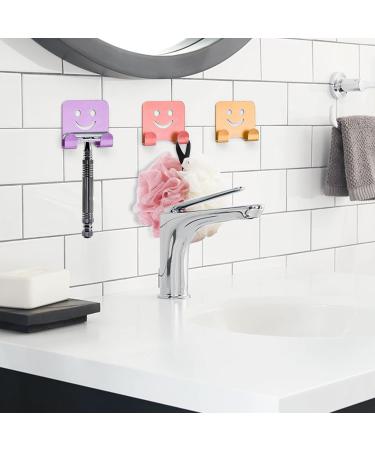 DIYCut 7-Piece Razor Holder Set - No-Drill Aluminum Shower Hooks in 7 Colors for Bathroom & Kitchen - Buy Online on GoSupps.com