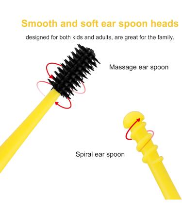 Staright 3PCS Ear Wax Removal Tools with Light & Storage Case Portable Ear Spoon Earpick cleaning Kit for Kids & Adults Ear Care Set 3pcs Black - Buy Online on GoSupps.com