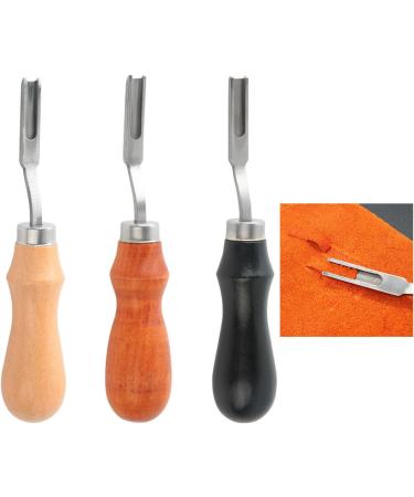 Professional Stainless Steel Leather Razor SCHABER | Premium Leather Edger for DIY | Wide Scraper & Thin Trimmer for Smooth Edges - Black - Buy Online on GoSupps.com