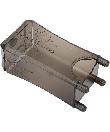 Verdant Touch Round Cotton Pad Dispenser - Transparent Grey - ABS - Dustproof Easy Accessible - Sturdy - For Cotton Pads - Buy Online on GoSupps.com