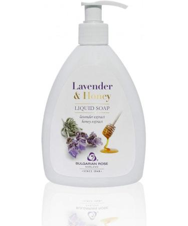  BULGARIAN ROSE KARLOVO Liquid soap with Bulgarian rose lavender and honey 290 ml - Buy Online on GoSupps.com