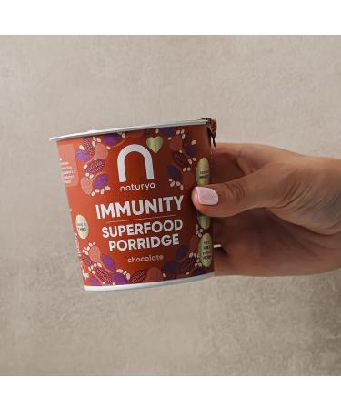 Naturya Superfood Porridge 8 x 55g Chocolate Immunity - Buy Online on GoSupps.com