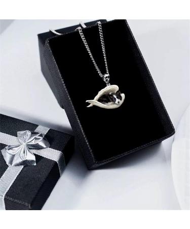 Shop Lidsacde Pet Necklace - Adorable Sleeping Dog Trailer & Sweet Angel Design - Perfect Personal Gift for Animal Lovers & Kids - Adjustable Chain Size - Buy Online on GoSupps.com