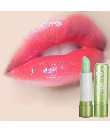 lip balm Color Changing Moisturizing Lip Balm Aloe Lipstick Beauty Tool - Buy Online on GoSupps.com