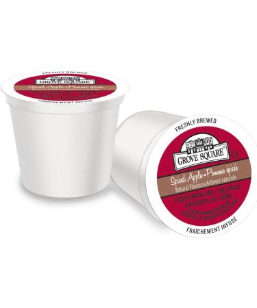 Grove Square Apple Cider Mix Spiced 24 Single Serve Cups Packaging may vary 444 g (Pack of 1) - Buy Online on GoSupps.com