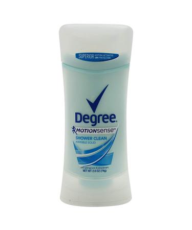 Degree Deodorant Womens Motion Sense Shower Clean Invisible Solid 2.6oz - Buy Online on GoSupps.com