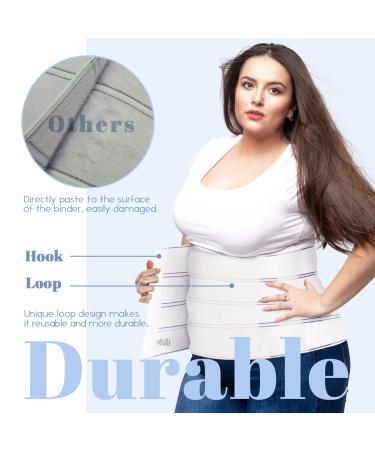 Lynnuo Abdominal Binder for Women | 12-Inch Stomach Binder after Surgery | Hysterectomy Belly Band | Plus-Size Postpartum Support (45-60 Inches) - Buy Online on GoSupps.com