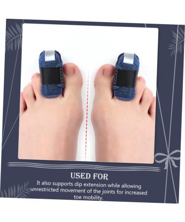 Healvian 3pcs Toe and Finger Splint Set for Trigger Thumb, Crooked Toe, and Sprained Toe - Aluminum Alloy Support Sleeves - Buy Online on GoSupps.com