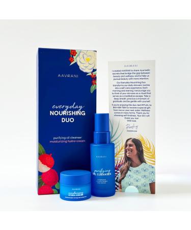 AAVRANI Everyday Nourishing Duo - Purifying Oil Cleanser & Moisturizing Hydra-Cream for Hydrated Skin | International Shipping Available - Buy Online on GoSupps.com