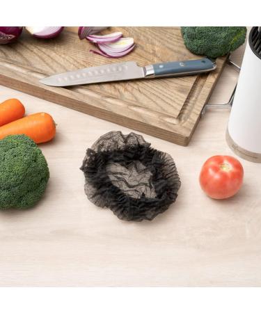 Restaurantware Clean Tek 21 Disposable Bouffant Caps - 1000 Pack | Non-Woven Hairnets for Foodservice, Salons, Spas | Lightweight & Breathable Black Hair Net - Buy Online on GoSupps.com