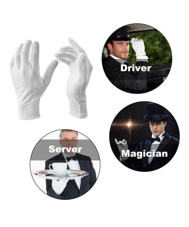 Buy Cotton Gloves - 6 Pairs Soft Moisturizing White Gloves for Men & Women - International Shipping Available - Buy Online on GoSupps.com