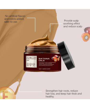 Raw Batana-Oil for Hair Growth - Pure Unrefined Oil | 4.23 Oz Batana-Oil Dr. Sebi from Honduras | Hair Repair Conditioner for Thicker & Stronger Hair Repairs Damage Strengthens Roots - Buy Online on GoSupps.com