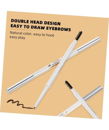 Didiseaon 2pcs Brow Pencil with Brush Gray Eyebrow Pencils Eyebrow Pencil Brown Abs (shell) - Buy Online on GoSupps.com