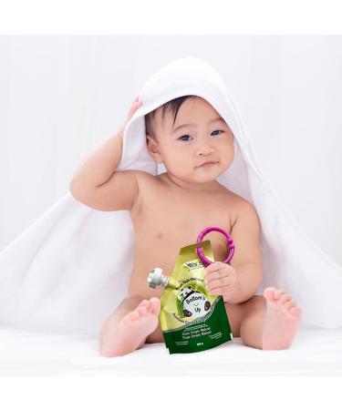 Natural Diaper Rash Cream for Babies | Soothes & Protects Sensitive Skin with Zinc Oxide Ointment - International Shipping Available - Buy Online on GoSupps.com