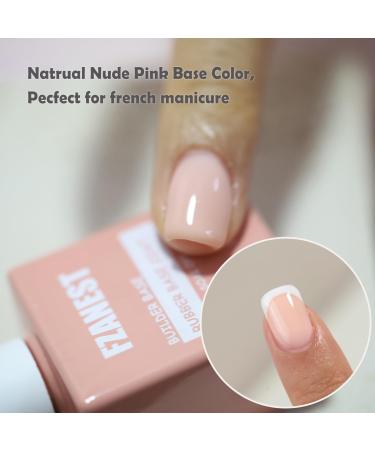 FZANEST Builder Gel in a Bottle Nude Pink 15ml Builder Base Gel For Nails Rubber Base Coat Quick Extension Gel Nail Strengthener Gel Soak Off Natrual Nude Pink - Buy Online on GoSupps.com