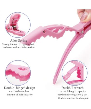 GLAMFIELDS 12 Pcs Alligator Hair Clips - Non-Slip Hair Styling & Cutting Clips for Professionals - Buy Online on GoSupps.com