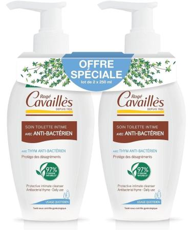 Rog Cavaill s Intimate Toilet Care with Antibacterial Thyme 2 x 250ml - Buy Online on GoSupps.com