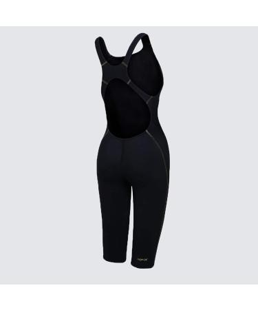 ZONE3 Women's Mf-x Performance Gold FINA Approved Swimming Knee Skin - 48 Black/Gold | High-Quality International Shipping - Buy Online on GoSupps.com