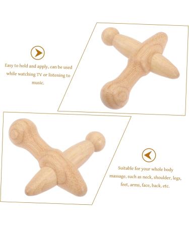 Biudeco Thai Wooden Foot Massage Device - Self-Massage Hook & Trigger Point Tool for Neck & Body Relief - Buy Online on GoSupps.com