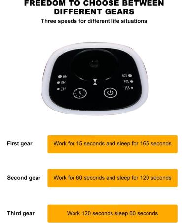 Jiawu Waterless Essential Oil Diffuser - Intelligent Touchscreen USB Charging Wireless & Portable Aroma Autofusor - Buy Online on GoSupps.com